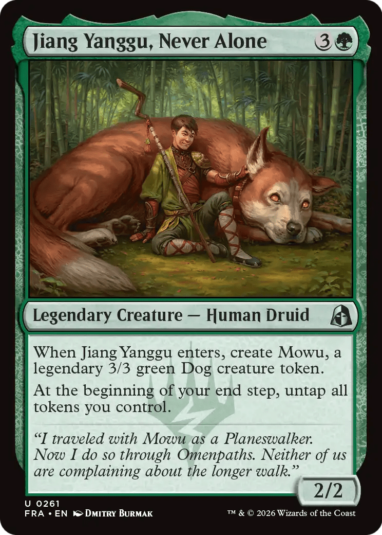 Jiang Yanggu, Never Alone [Reality Fracture] MTG Single Magic: The Gathering  | Multizone: Comics And Games