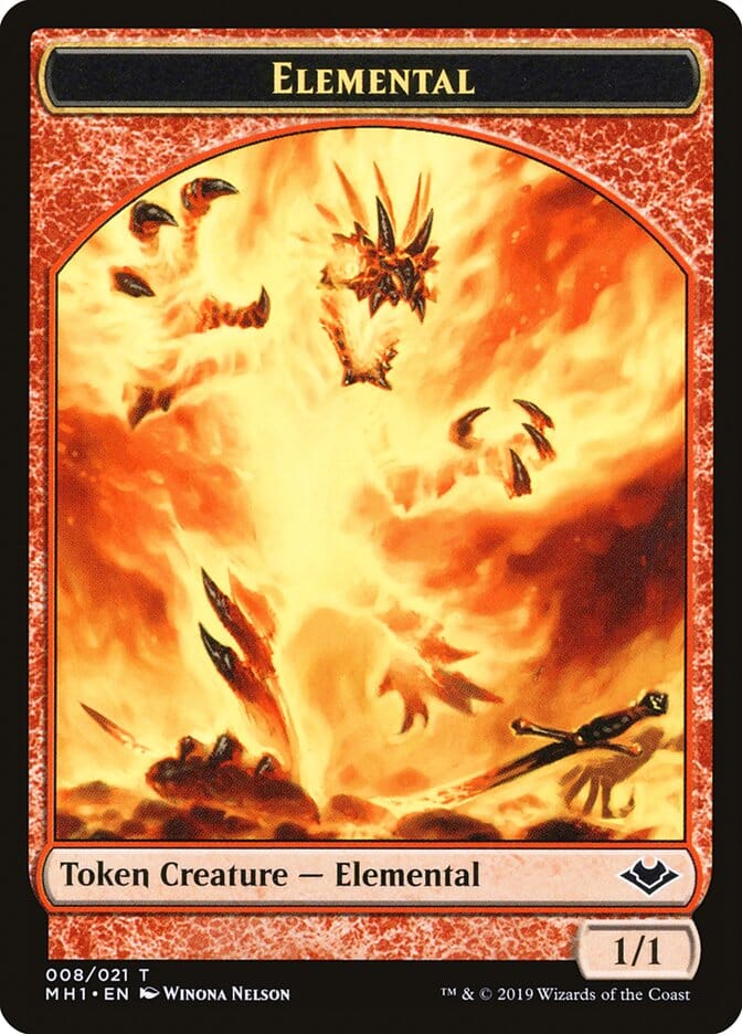 Angel (002) // Elemental (008) Double-Sided Token [Modern Horizons Tokens] MTG Single Magic: The Gathering  | Multizone: Comics And Games