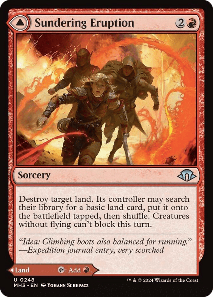 Sundering Eruption // Volcanic Fissure [Modern Horizons 3] MTG Single Magic: The Gathering  | Multizone: Comics And Games