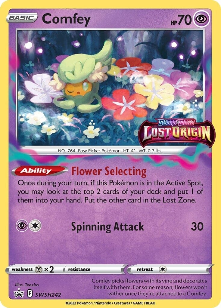 Comfey (SWSH242) [Sword & Shield: Black Star Promos] Pokemon Single Pokémon  | Multizone: Comics And Games