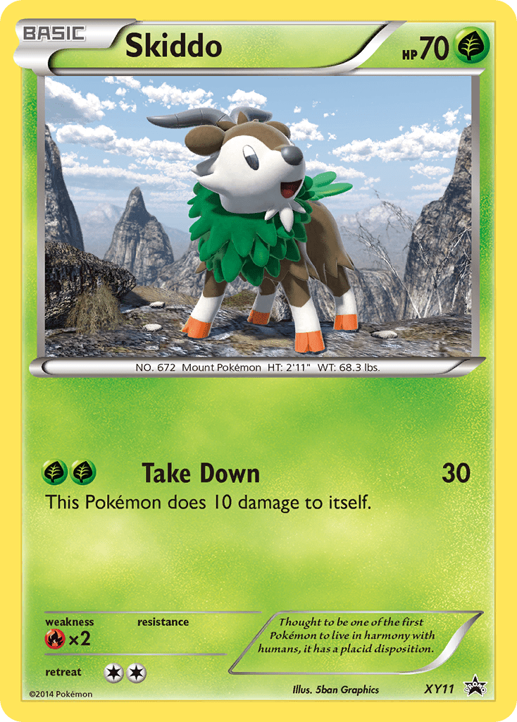 Skiddo (XY11) [XY: Black Star Promos] Pokemon Single Pokémon  | Multizone: Comics And Games