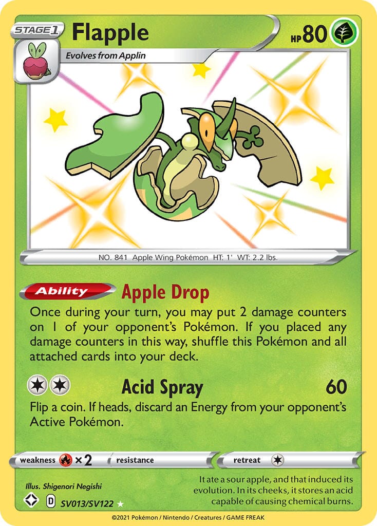 Flapple (SV013/SV122) [Sword & Shield: Shining Fates] Pokemon Single Pokémon  | Multizone: Comics And Games