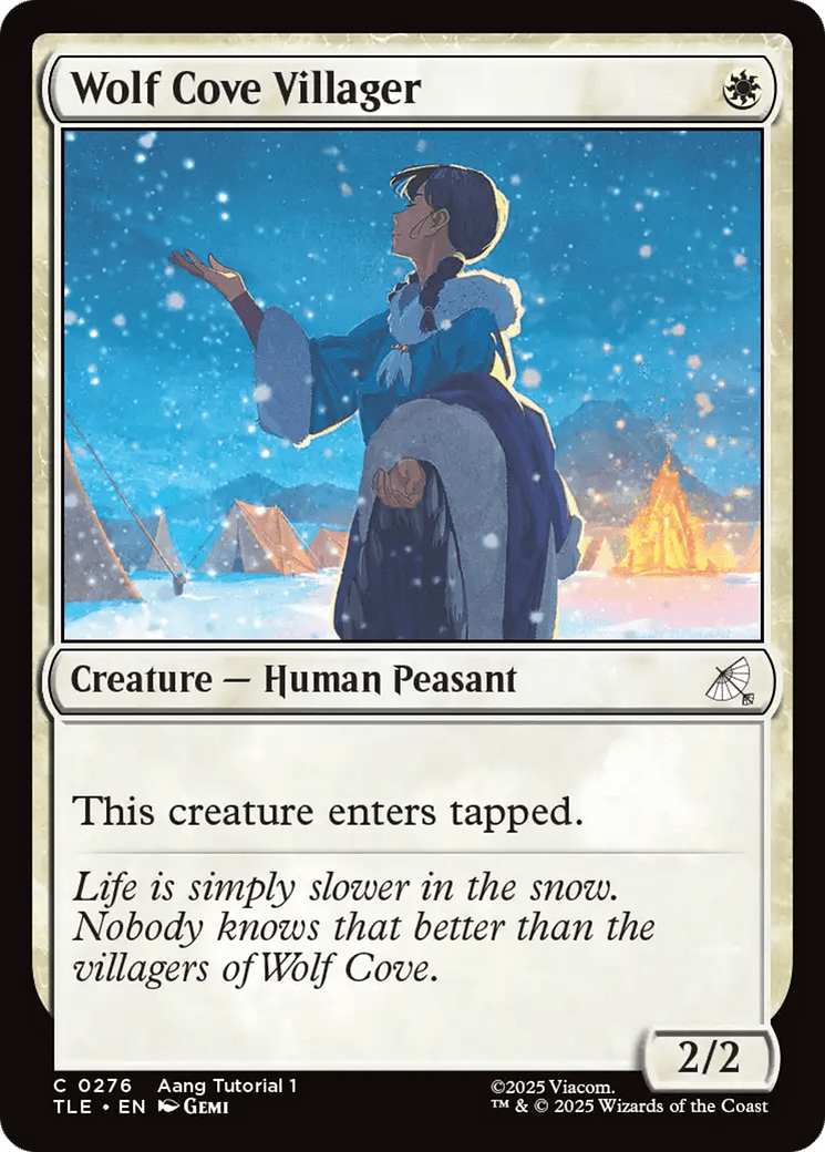 Wolf Cove Villager (0276) [Avatar: The Last Airbender: Eternal-Legal] MTG Single Magic: The Gathering  | Multizone: Comics And Games