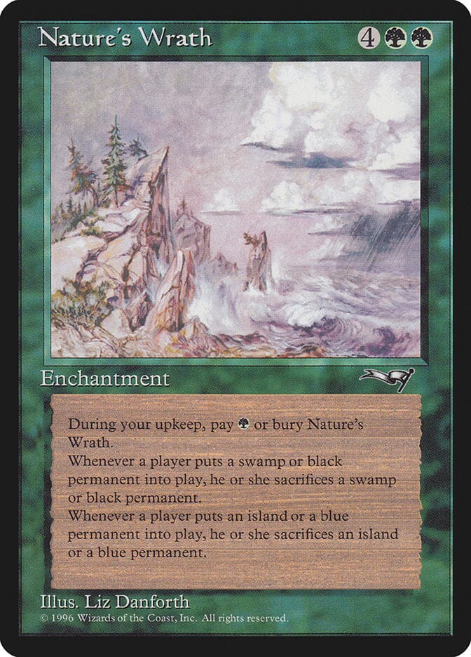 Nature's Wrath [Alliances] MTG Single Magic: The Gathering  | Multizone: Comics And Games