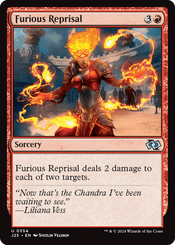 Furious Reprisal [Foundations Jumpstart] MTG Single Magic: The Gathering  | Multizone: Comics And Games