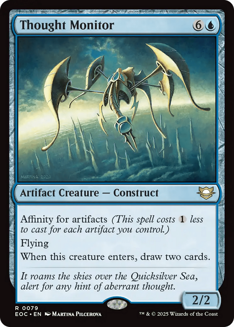 Thought Monitor [Edge of Eternities Commander] MTG Single Magic: The Gathering  | Multizone: Comics And Games