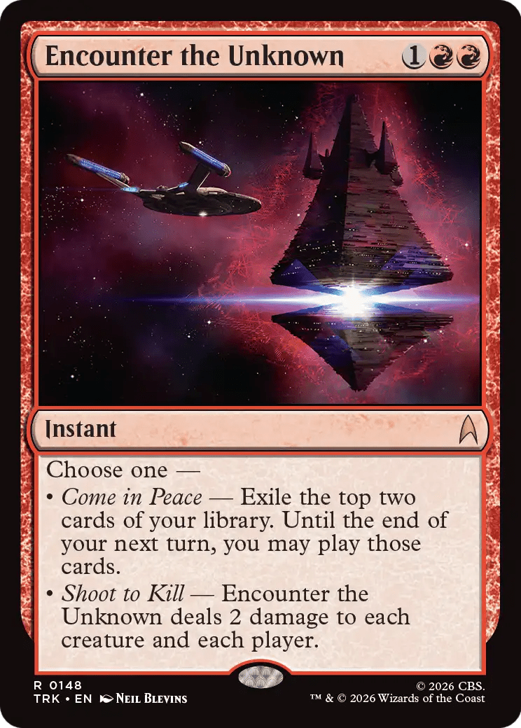 Encounter the Unknown [Star Trek] MTG Single Magic: The Gathering  | Multizone: Comics And Games