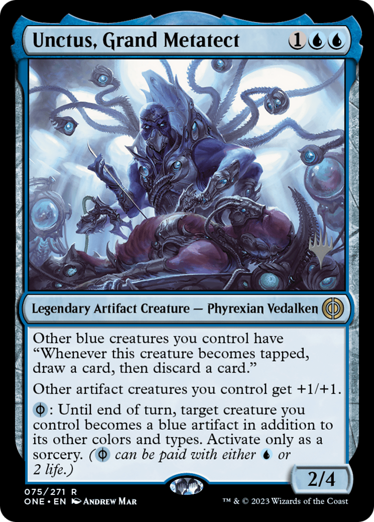 Unctus, Grand Metatect (Promo Pack) [Phyrexia: All Will Be One Promos] MTG Single Magic: The Gathering  | Multizone: Comics And Games