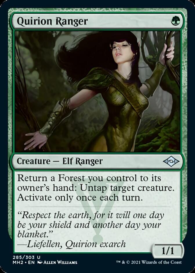Quirion Ranger (Foil Etched) [Modern Horizons 2] MTG Single Magic: The Gathering  | Multizone: Comics And Games