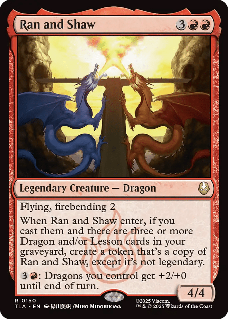 Ran and Shaw [Avatar: The Last Airbender] MTG Single Magic: The Gathering  | Multizone: Comics And Games