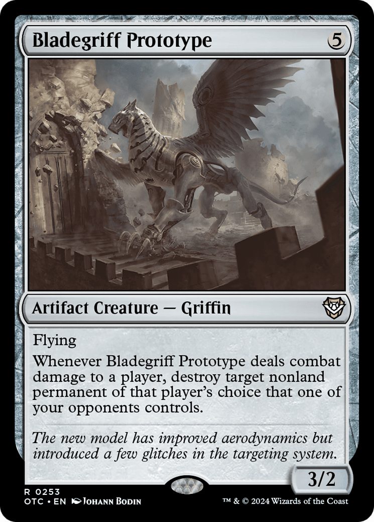 Bladegriff Prototype [Outlaws of Thunder Junction Commander] MTG Single Magic: The Gathering  | Multizone: Comics And Games