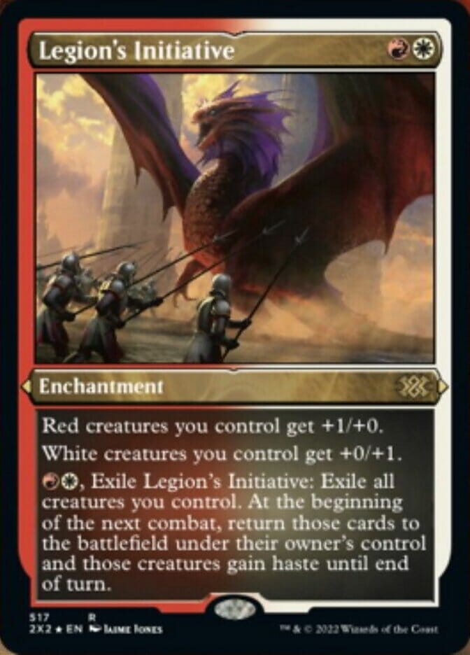 Legion's Initiative (Foil Etched) [Double Masters 2022] MTG Single Magic: The Gathering  | Multizone: Comics And Games