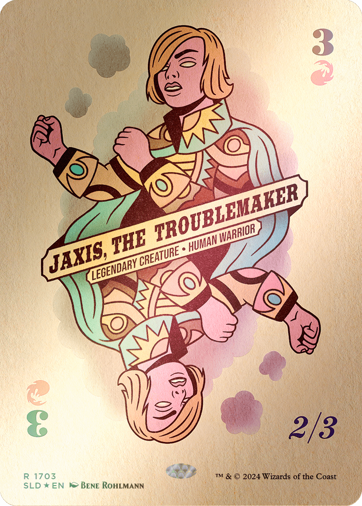 Jaxis, the Troublemaker (Rainbow Foil) [Secret Lair Drop Series] MTG Single Magic: The Gathering  | Multizone: Comics And Games