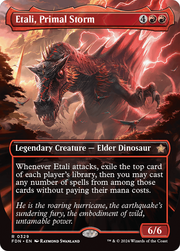 Etali, Primal Storm (Borderless) [Foundations] MTG Single Magic: The Gathering  | Multizone: Comics And Games