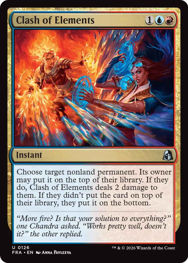 Clash of Elements [Reality Fracture] MTG Single Magic: The Gathering  | Multizone: Comics And Games