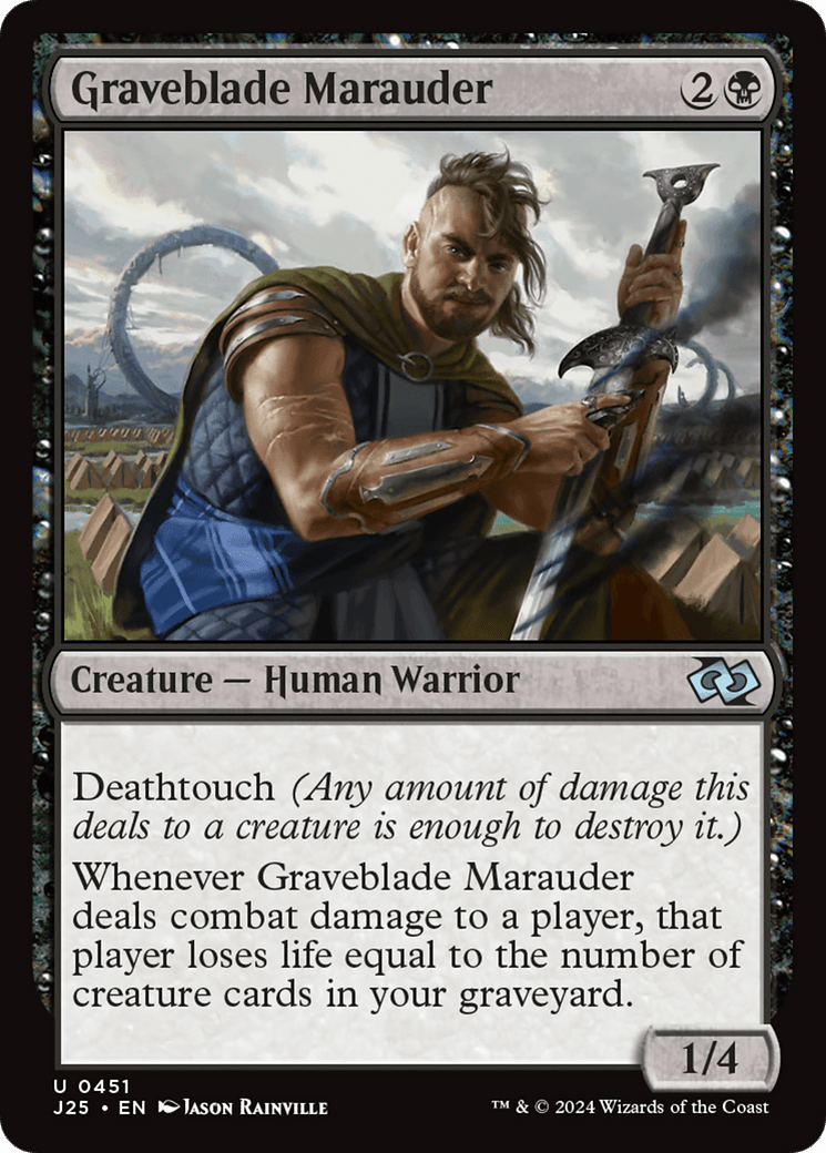 Graveblade Marauder [Foundations Jumpstart] MTG Single Magic: The Gathering  | Multizone: Comics And Games