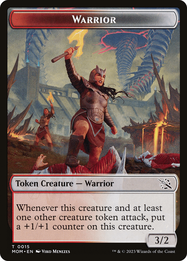 Warrior // Thopter Double-Sided Token [March of the Machine Tokens] MTG Single Magic: The Gathering  | Multizone: Comics And Games