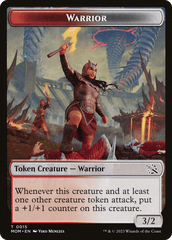 Warrior // Thopter Double-Sided Token [March of the Machine Tokens] MTG Single Magic: The Gathering  | Multizone: Comics And Games