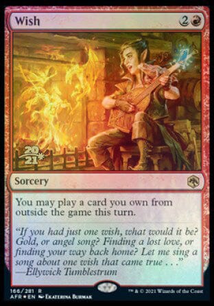 Wish [Dungeons & Dragons: Adventures in the Forgotten Realms Prerelease Promos] MTG Single Magic: The Gathering  | Multizone: Comics And Games