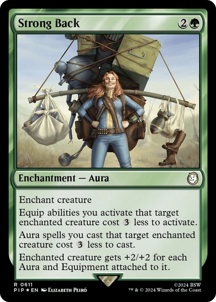 Strong Back (Surge Foil) [Fallout] MTG Single Magic: The Gathering  | Multizone: Comics And Games