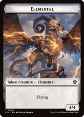 Copy // Elemental (0002) Double-Sided Token [Lorwyn Eclipsed Tokens] MTG Single Magic: The Gathering  | Multizone: Comics And Games