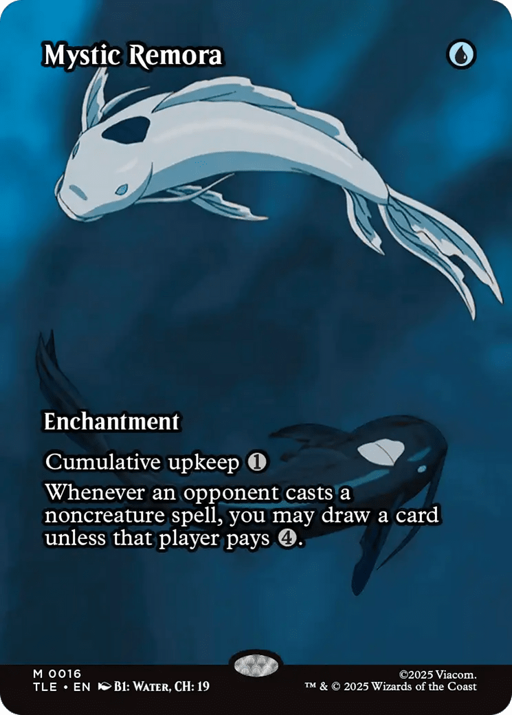 Mystic Remora (Borderless) [Avatar: The Last Airbender: Eternal-Legal] MTG Single Magic: The Gathering  | Multizone: Comics And Games
