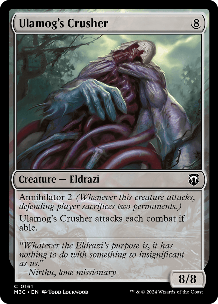 Ulamog's Crusher (Ripple Foil) [Modern Horizons 3 Commander] MTG Single Magic: The Gathering  | Multizone: Comics And Games
