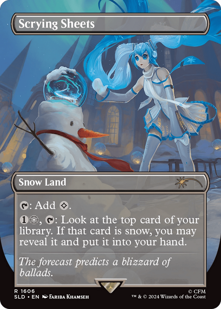 Scrying Sheets (Rainbow Foil) [Secret Lair Drop Series] MTG Single Magic: The Gathering  | Multizone: Comics And Games
