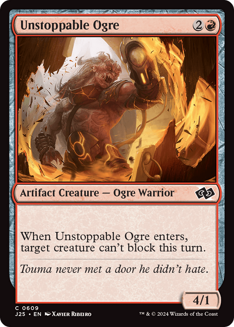 Unstoppable Ogre [Foundations Jumpstart] MTG Single Magic: The Gathering  | Multizone: Comics And Games