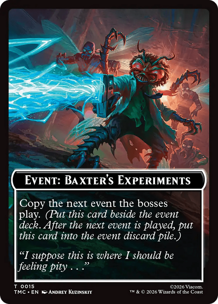 Event: Baxter's Experiments [Teenage Mutant Ninja Turtles Commander Tokens] MTG Single Magic: The Gathering  | Multizone: Comics And Games