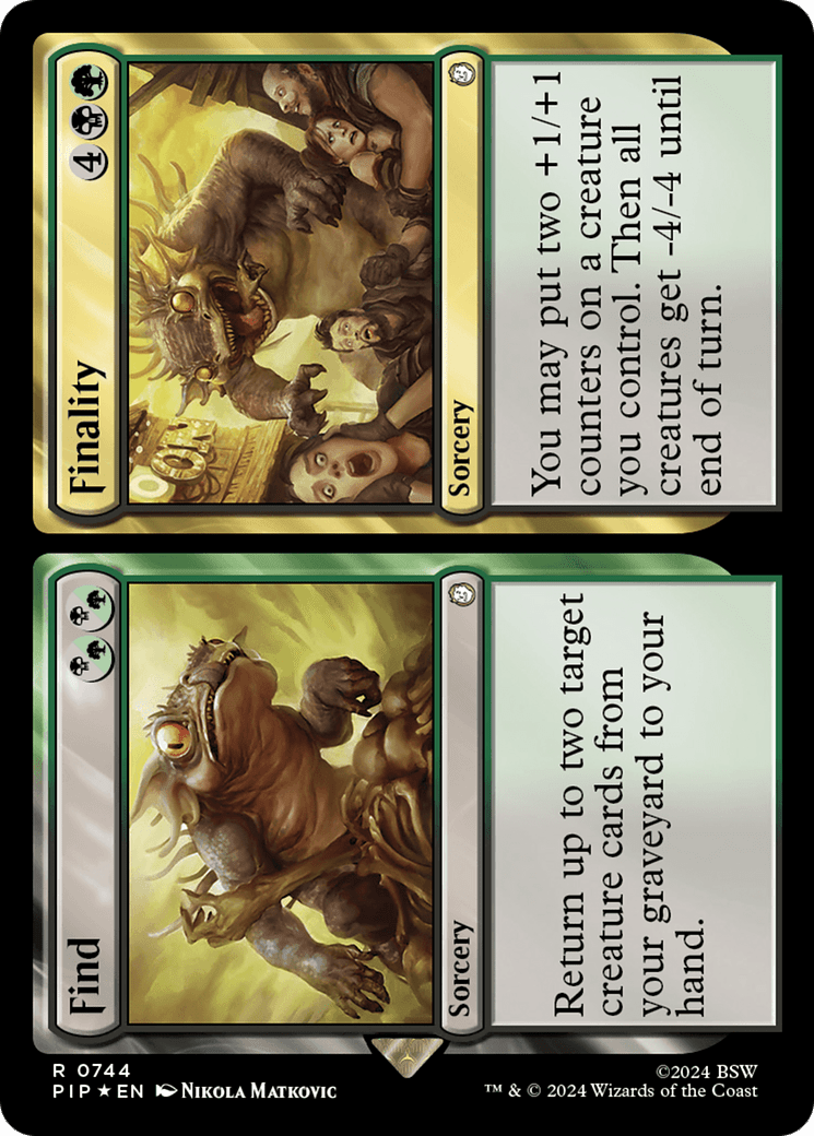 Find // Finality (Surge Foil) [Fallout] MTG Single Magic: The Gathering  | Multizone: Comics And Games