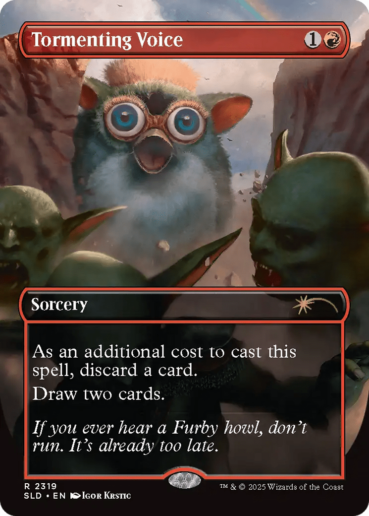 Tormenting Voice [Secret Lair Drop Series] MTG Single Magic: The Gathering  | Multizone: Comics And Games