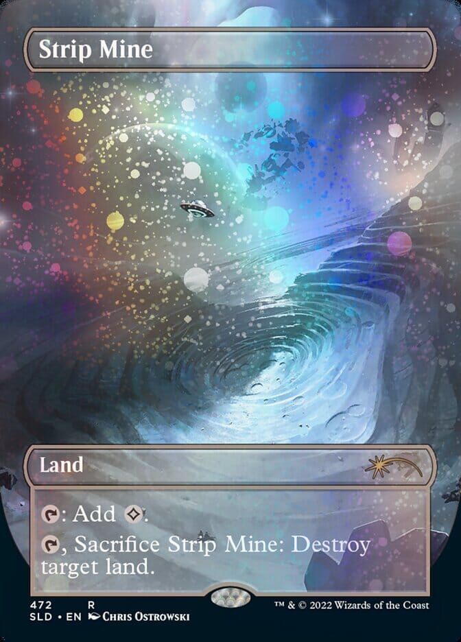 Strip Mine (Galaxy Foil) [Secret Lair Drop Series] MTG Single Magic: The Gathering  | Multizone: Comics And Games