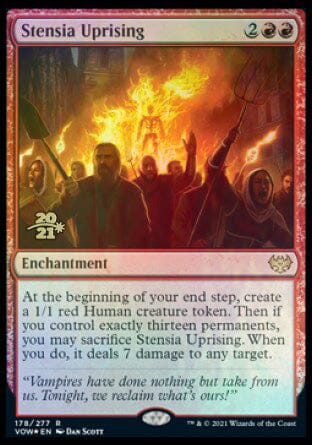 Stensia Uprising [Innistrad: Crimson Vow Prerelease Promos] MTG Single Magic: The Gathering  | Multizone: Comics And Games
