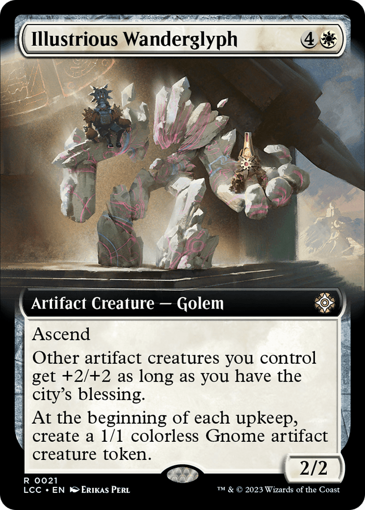 Illustrious Wanderglyph (Extended Art) [The Lost Caverns of Ixalan Commander] MTG Single Magic: The Gathering  | Multizone: Comics And Games