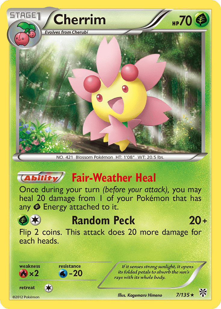 Cherrim (7/135) [Black & White: Plasma Storm] Pokemon Single Pokémon  | Multizone: Comics And Games