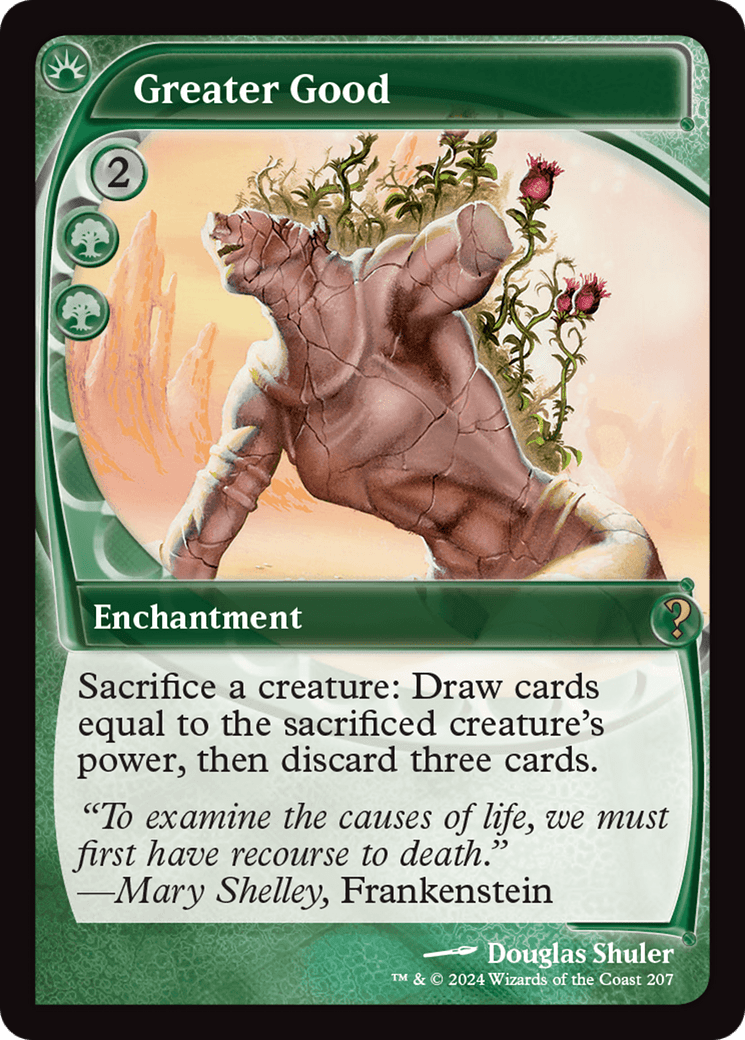 Greater Good (Future Sight) [Mystery Booster 2] MTG Single Magic: The Gathering  | Multizone: Comics And Games
