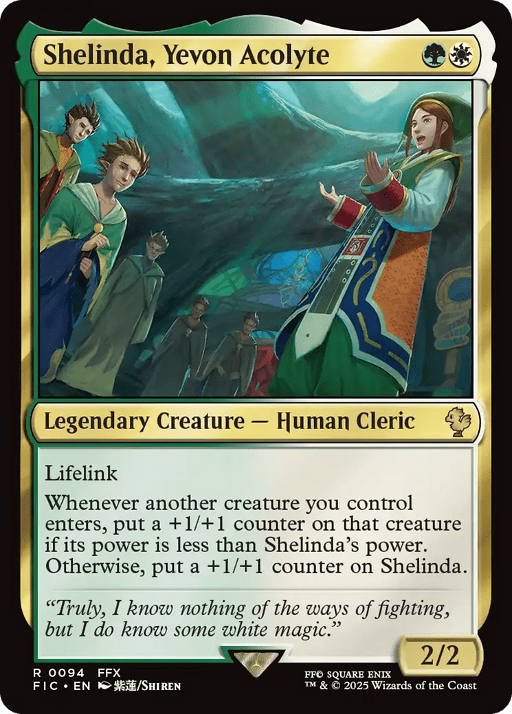 Shelinda, Yevon Acolyte [FINAL FANTASY Commander] MTG Single Magic: The Gathering  | Multizone: Comics And Games