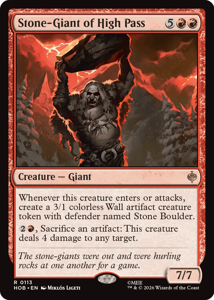 Stone-Giant of High Pass [The Hobbit] | Multizone: Comics And Games
