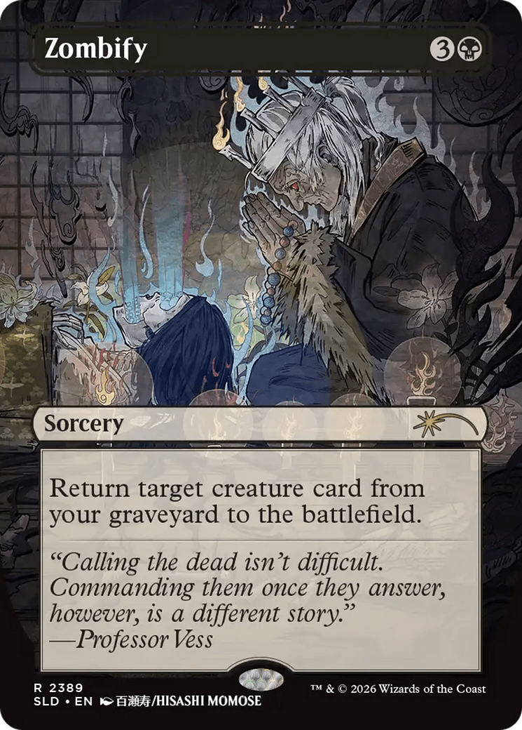 Zombify [Secret Lair Drop Series] MTG Single Magic: The Gathering  | Multizone: Comics And Games