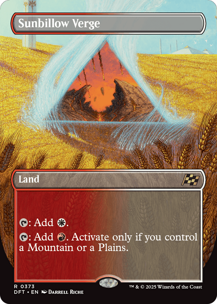 Sunbillow Verge (Borderless) [Aetherdrift] MTG Single Magic: The Gathering  | Multizone: Comics And Games