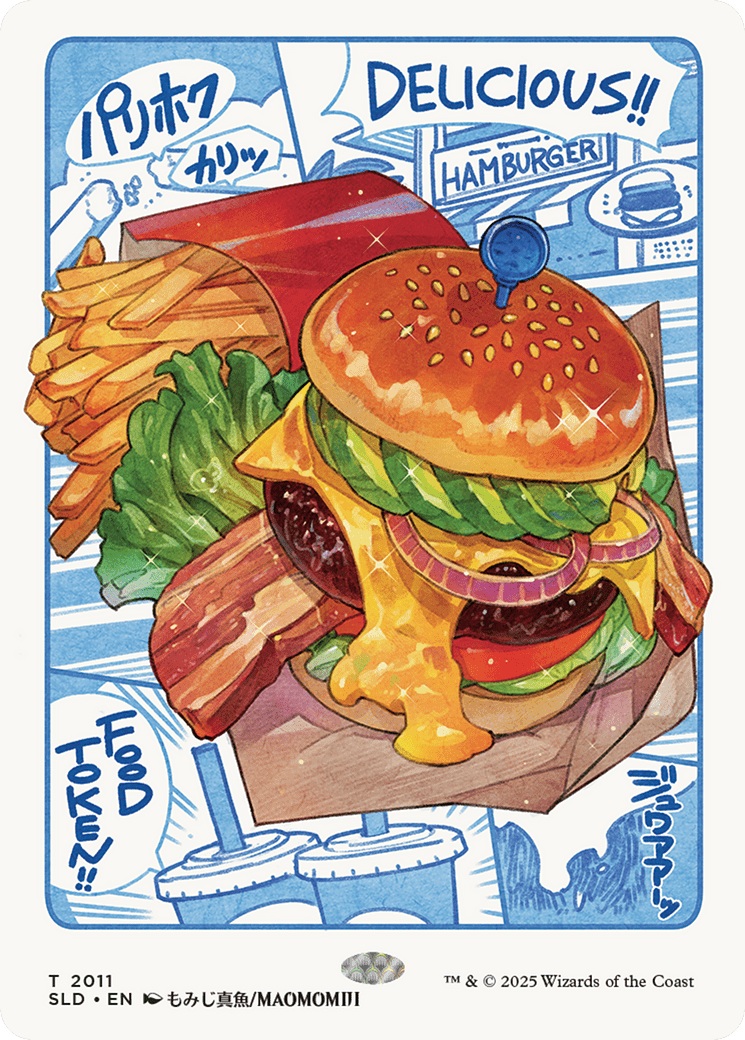 Food Token (2011) (Rainbow Foil) [Secret Lair Drop Series] MTG Single Magic: The Gathering  | Multizone: Comics And Games