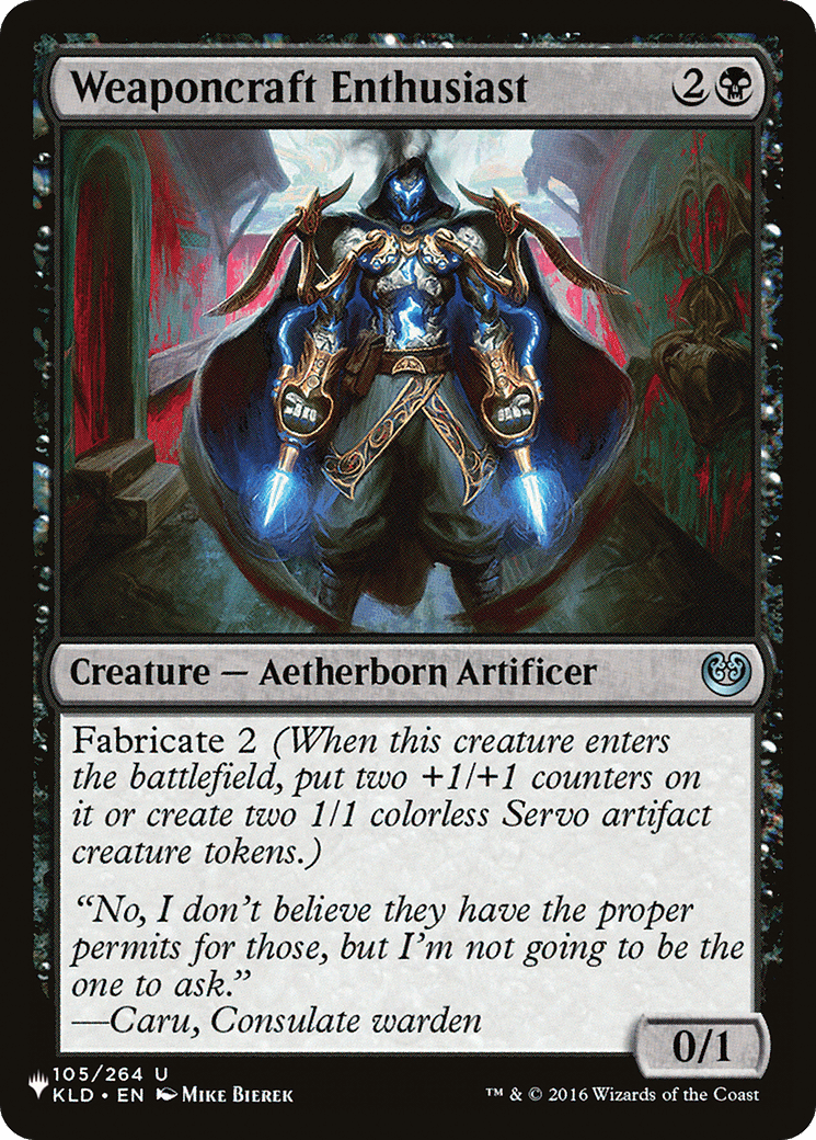 Weaponcraft Enthusiast [The List] MTG Single Magic: The Gathering  | Multizone: Comics And Games