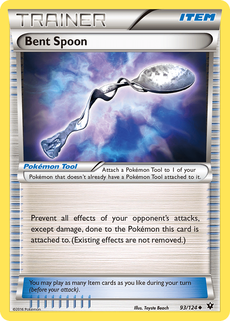 Bent Spoon (93/124) [XY: Fates Collide] Pokemon Single Pokémon  | Multizone: Comics And Games