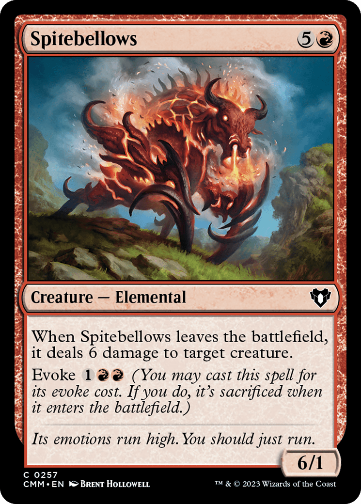 Spitebellows [Commander Masters] MTG Single Magic: The Gathering  | Multizone: Comics And Games