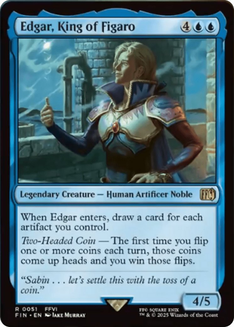 Edgar, King of Figaro [FINAL FANTASY] MTG Single Magic: The Gathering  | Multizone: Comics And Games