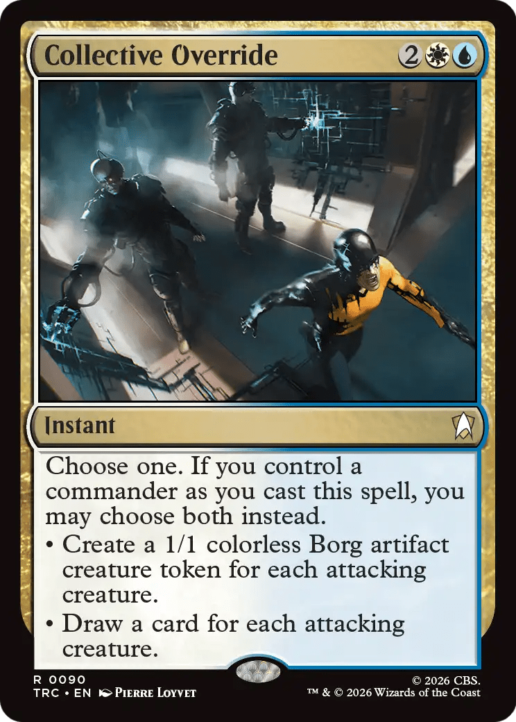 Collective Override [Star Trek Commander] MTG Single Magic: The Gathering  | Multizone: Comics And Games