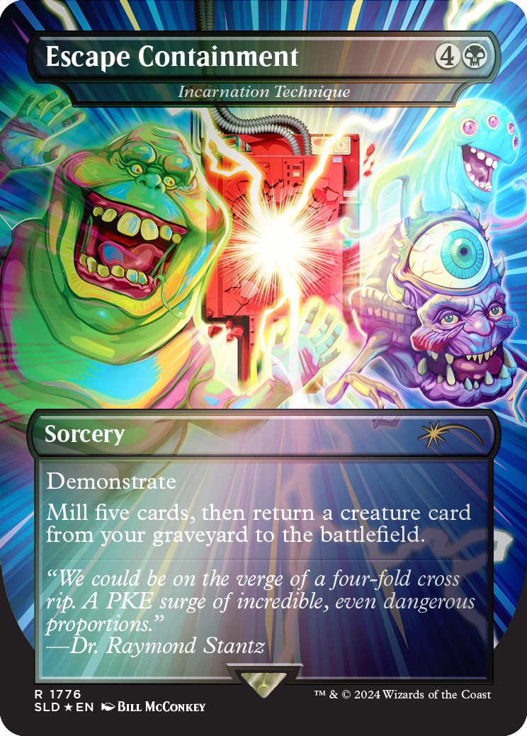 Escape Containment - Incarnation Technique (Rainbow Foil) [Secret Lair Drop Series] MTG Single Magic: The Gathering  | Multizone: Comics And Games
