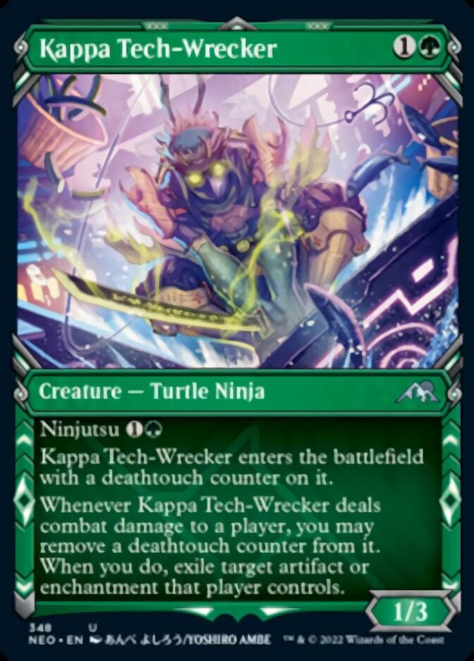 Kappa Tech-Wrecker (Showcase Ninja) [Kamigawa: Neon Dynasty] MTG Single Magic: The Gathering  | Multizone: Comics And Games