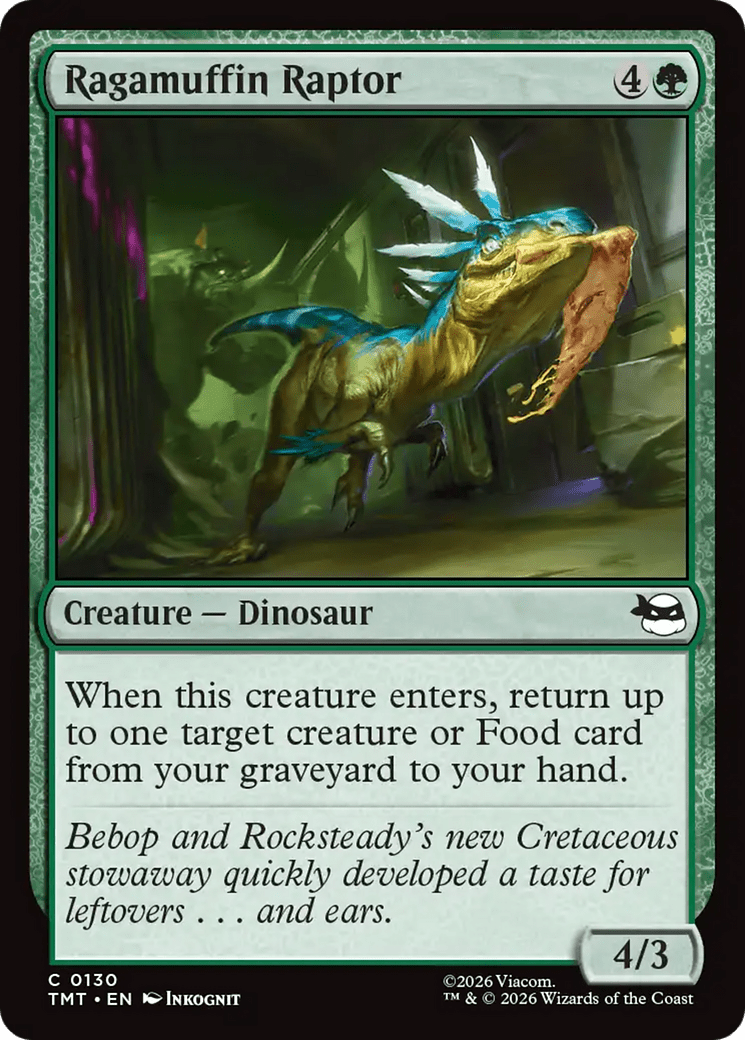 Ragamuffin Raptor [Teenage Mutant Ninja Turtles] MTG Single Magic: The Gathering  | Multizone: Comics And Games